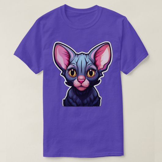 T-shirt Sphynx Chat Sphinx Chat sans cheveux 1 (Design devant)