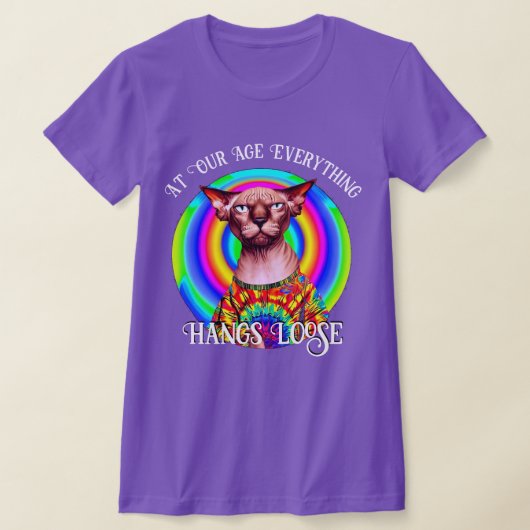 T-shirt Sphynx Chat sur la colline Anniversaire (Poser)