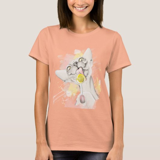 T-shirt Sphynx chat Sweet Life (Devant)