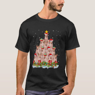 T-shirt Sphynx Chat Xmas Lumières Père Noël Sphynx Chat No