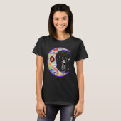 T-shirt Sphynx Dia de Los Muertos Skeleton Sugar Skull (Devant entier)