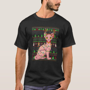 T-shirt Sphynx Famille Amoureux des chats Correspondant Sp