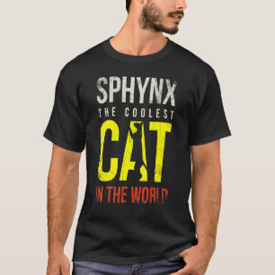 T-shirt Sphynx Le Chat Le Plus Coolé Au Monde Pour Sphynx