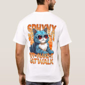 T-shirt Sphynx, mais en faire un pied (Dos)