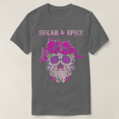 T-shirt Spice Butterfly Sugar Bone Souls Day Muertos Day H (Design devant)