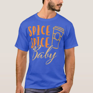 T-shirt Spice Spice Citrouille Bébé Latte Pour Favori Chut