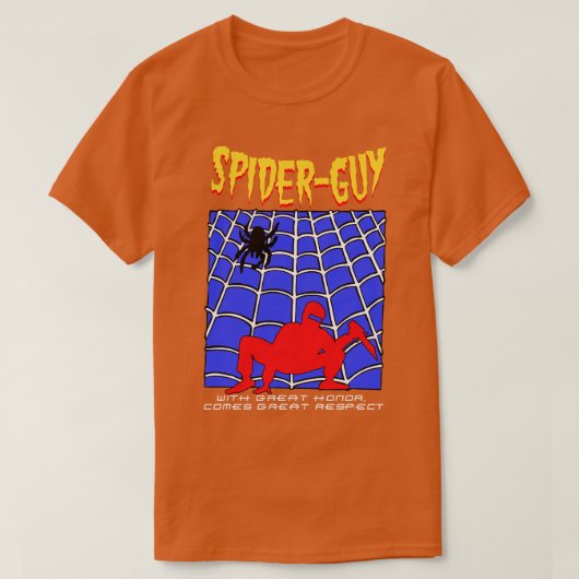 T-shirt Spider Guy Mème Frapper Comic Super Hero Parodie (Design devant)