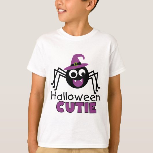 T-shirt Spider Halloween Cutie (Devant)