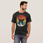 T-shirt Spider Monkey Retro Vintage (Devant entier)