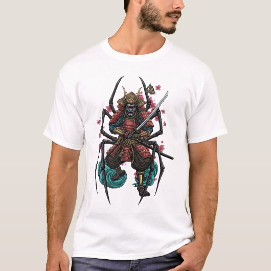T-shirt Spider Samurai Warrior (Devant)