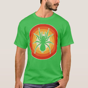 T-shirt Spider Sunset Retro pour Hommes Femmes Garçons Fil