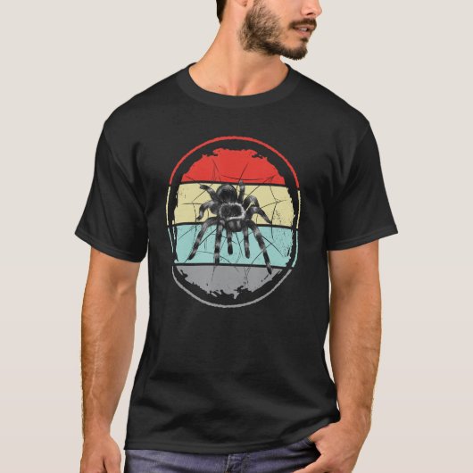 T-shirt Spider Terrarium Retro Goliath Spider Tarantula (Devant)
