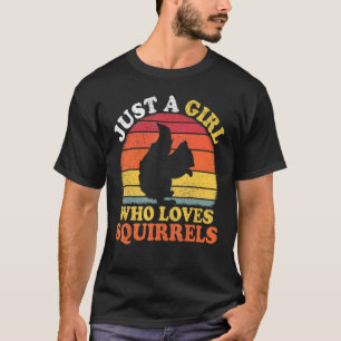 T-shirt Spider Vintage Juste Une Fille Qui Aime Les Araign