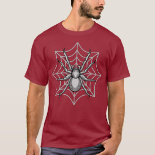 T-shirt Spider Web Cobweb Arachnid Entomologie -