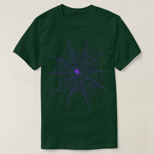 T-shirt Spider Web Design Tee (Design devant)