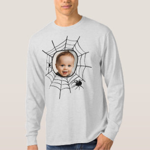 T-shirt Spider web spiderweb éffrayant fun photo personnal