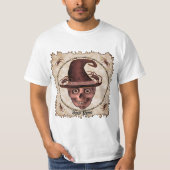 T-shirt Spider Witch Skull (Devant)