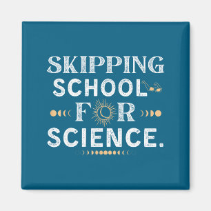 T-shirt Spijbelende Scholier Zonne-eclips Student Magneet