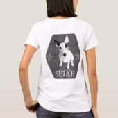 T-shirt Spike, the coolest English Bull Terrier (Dos)