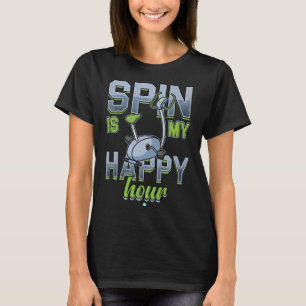T-shirt Spin Est Mon Heureuse Heure Gymnase Entraînement S