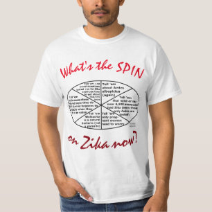 T-shirt Spin sur la chemise Zika par RoseWrites