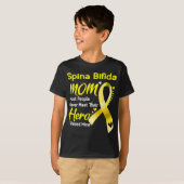 T-shirt Spina Bifida Maman J'Ai Élevé La Mine (Devant entier)