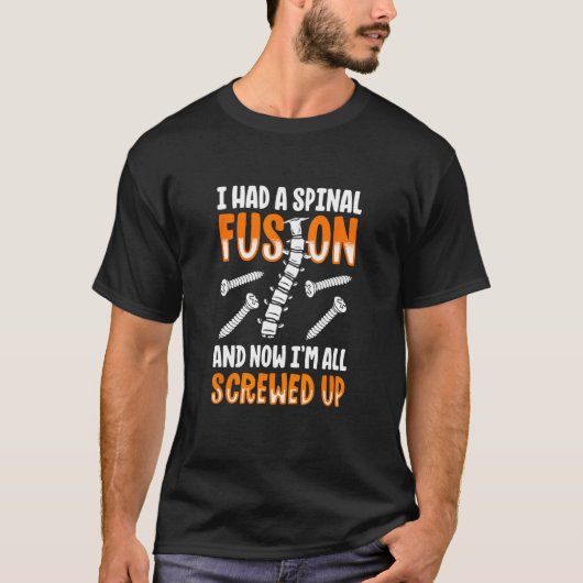 T-shirt Spinal Fusion  Sclerosis survivor (Devant)