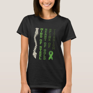 T-shirt Spine Du Titane Guerrier De Scoliose