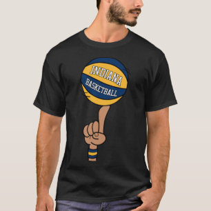 T-shirt Spingle du doigt de basket de l'Indiana