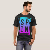 T-shirt Spinning Class Saying Spin Workout Exercise Bike F (Devant entier)