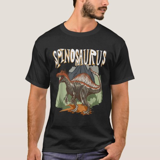 T-shirt Spinosaurus   Dino   Dinosaur Identification (Devant)