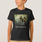 T-shirt Spinosaurus Dinosaur dans la forêt primaire (Devant)