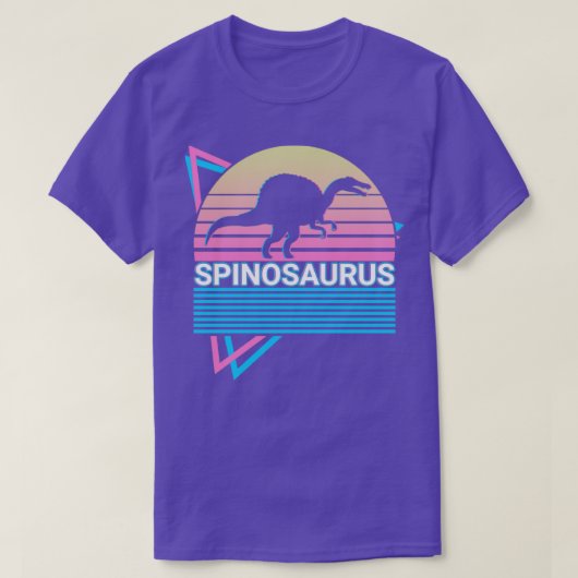 T-shirt Spinosaurus Dinosaur Retro (Design devant)