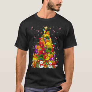T-shirt Spinosaurus Xmas Lighter Tree Père Noël Spinosauru
