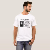 T-shirt Spinoza, sur de nouvelles idées (Devant entier)