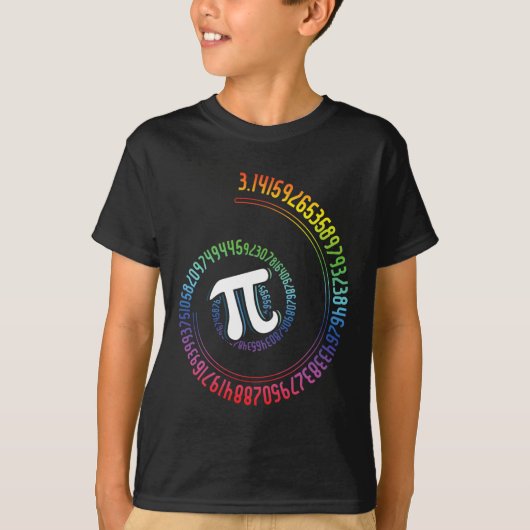 T-shirt Spiral Arc-en-ciel Nerd Math Geek Mathématicien Jo (Devant)