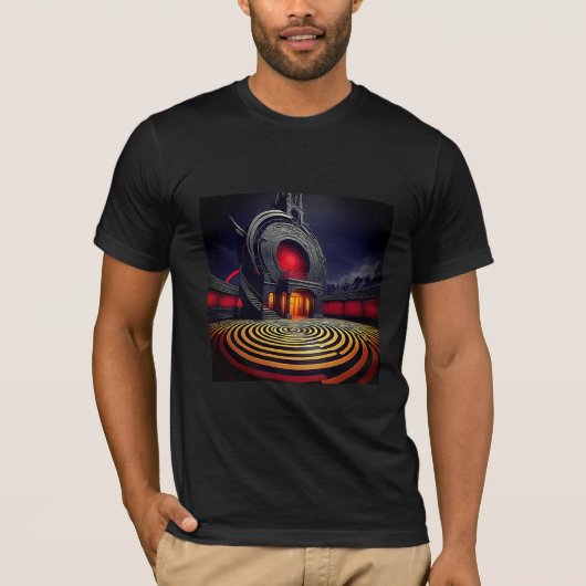 T-shirt Spiral dehors Continuez - Artistic Mystic Tee (Devant)