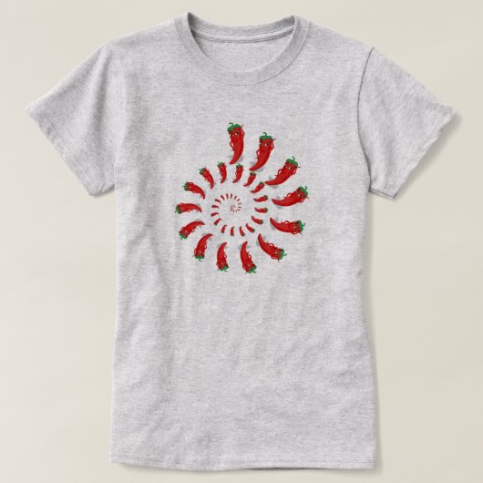 T-shirt Spiral Diva Poivre Rouge (Design devant)
