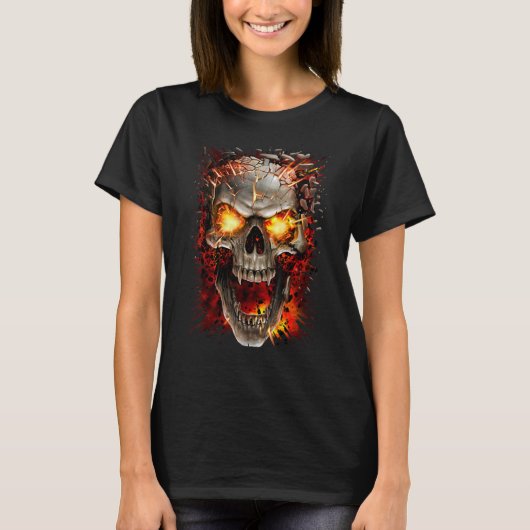 T-shirt Spiral Original Headache Design gothique (Devant)