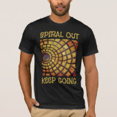 T-shirt Spiral Sortir Continuer - Fibonacci Sequence Tee (Devant)