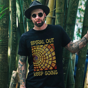 T-shirt Spiral Sortir Continuer - Fibonacci Sequence Tee