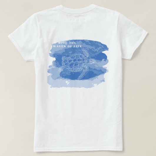 T-shirt Spiral Turtle (Design dos)