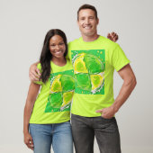 T-shirt Spiral Vert Citron (Unisexe)