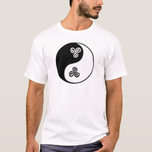 T-shirt Spirale celtique de Yin Yang tri