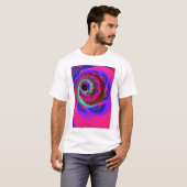 T-shirt spirale de chakra de coeur (Devant entier)