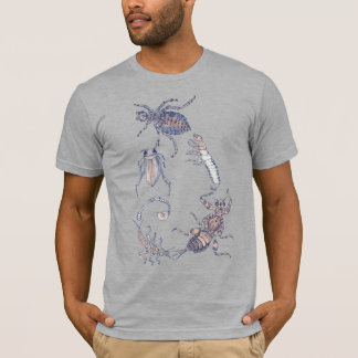T-shirt Spirale de Fibonacci sur les bugs d'eau douce
