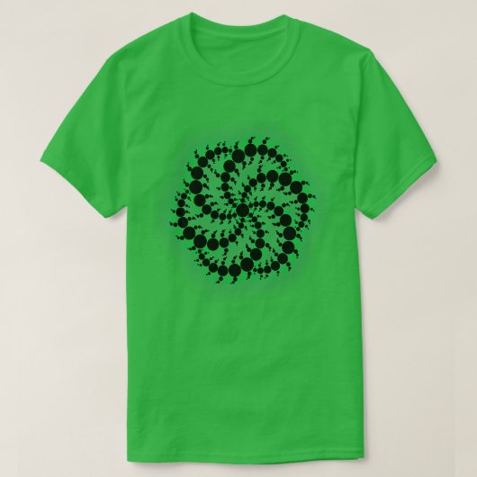 T-shirt Spirale fractale (Design devant)