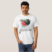 T-shirt Spirfruitualité : La Pastèque de la Patience (Devant entier)