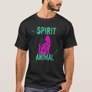 T-shirt Spirit Animal Chat Celestin Confort Céleste Anim R