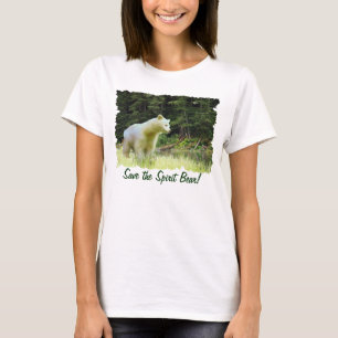 T-shirt SPIRIT BEAR & RAINFOREST Wildlife Fashion Shirt